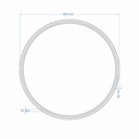 Samar Round Mirror