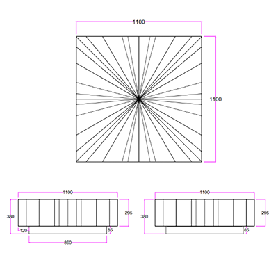 Sun Coffee Table