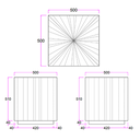 Sun End Table