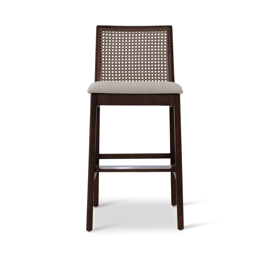 [BSM-218319-08] Nardia Cane Counter Stool (Medley Ivory, Nogal, Nogal)