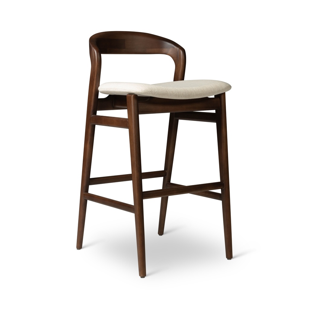 [BSM-226884-06] Velma Bar Stool (Medley Ivory, Nogal)