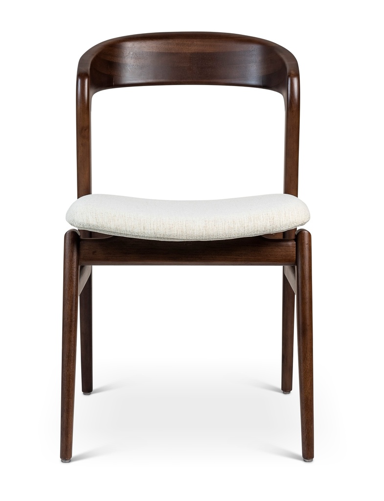 [BSM-226870-06] Velma Side Chair (Medley Ivory, Nogal)