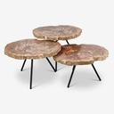 Jeno Nesting Coffee Table (set of 3) - Natural Light