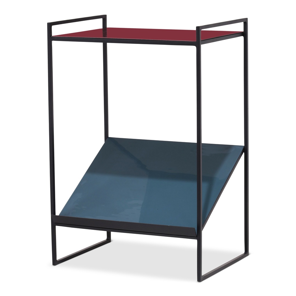 [IJ-NOEMI-ET-PLMAGN] Noemi Enamel Magazine End Table