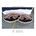 Lastra Coffee Table - Natural Dark (Set of 2)