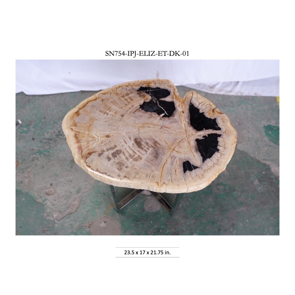 Eliza End Table - Natural Dark