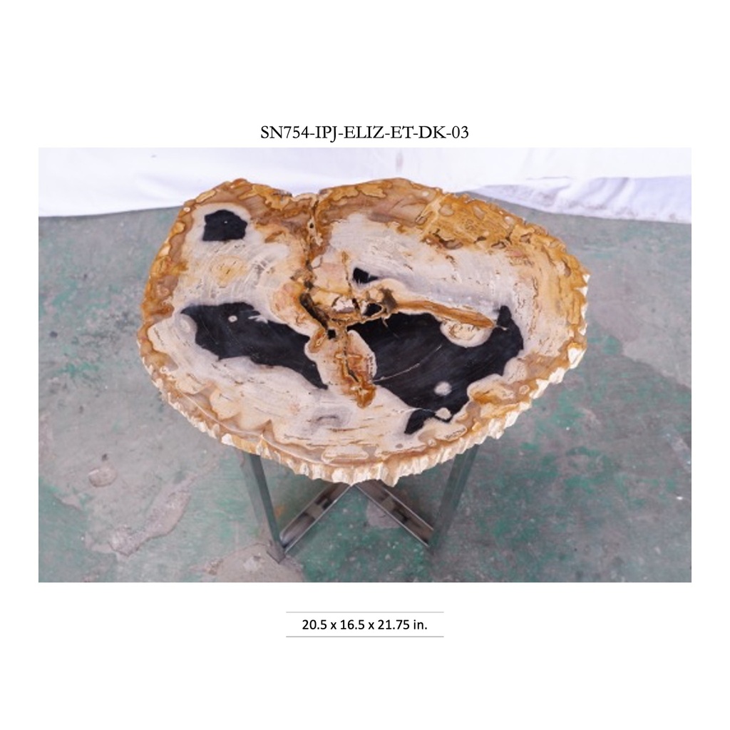 Eliza End Table - Natural Dark