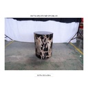 Polished Petrified Wood Stump - Natural Dark