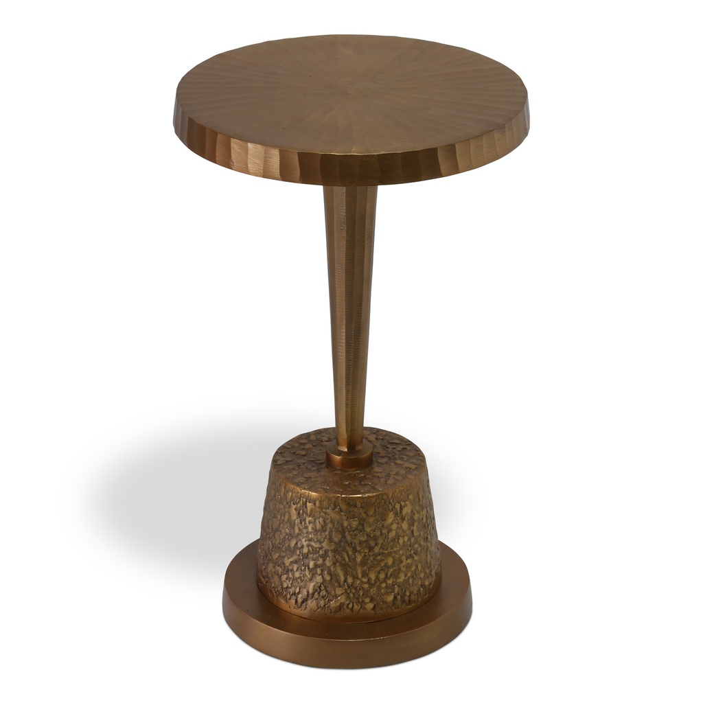 [IJ-INES-ET-AB] Ines End Table (Antique Brass)