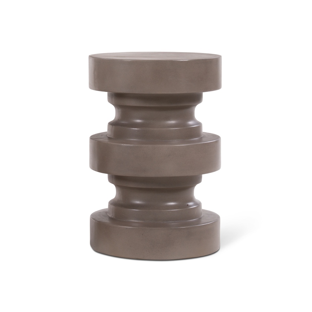 [VGS-LEVON-STOOL-DG] Levon Accent Stool (Dark Grey)