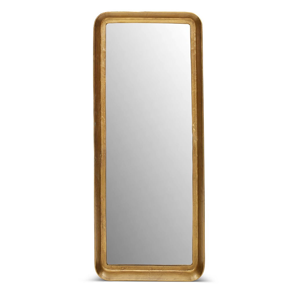 [IJ-VINOD-MIR-AB] Vinod Wall Mirror (Antique Brass)