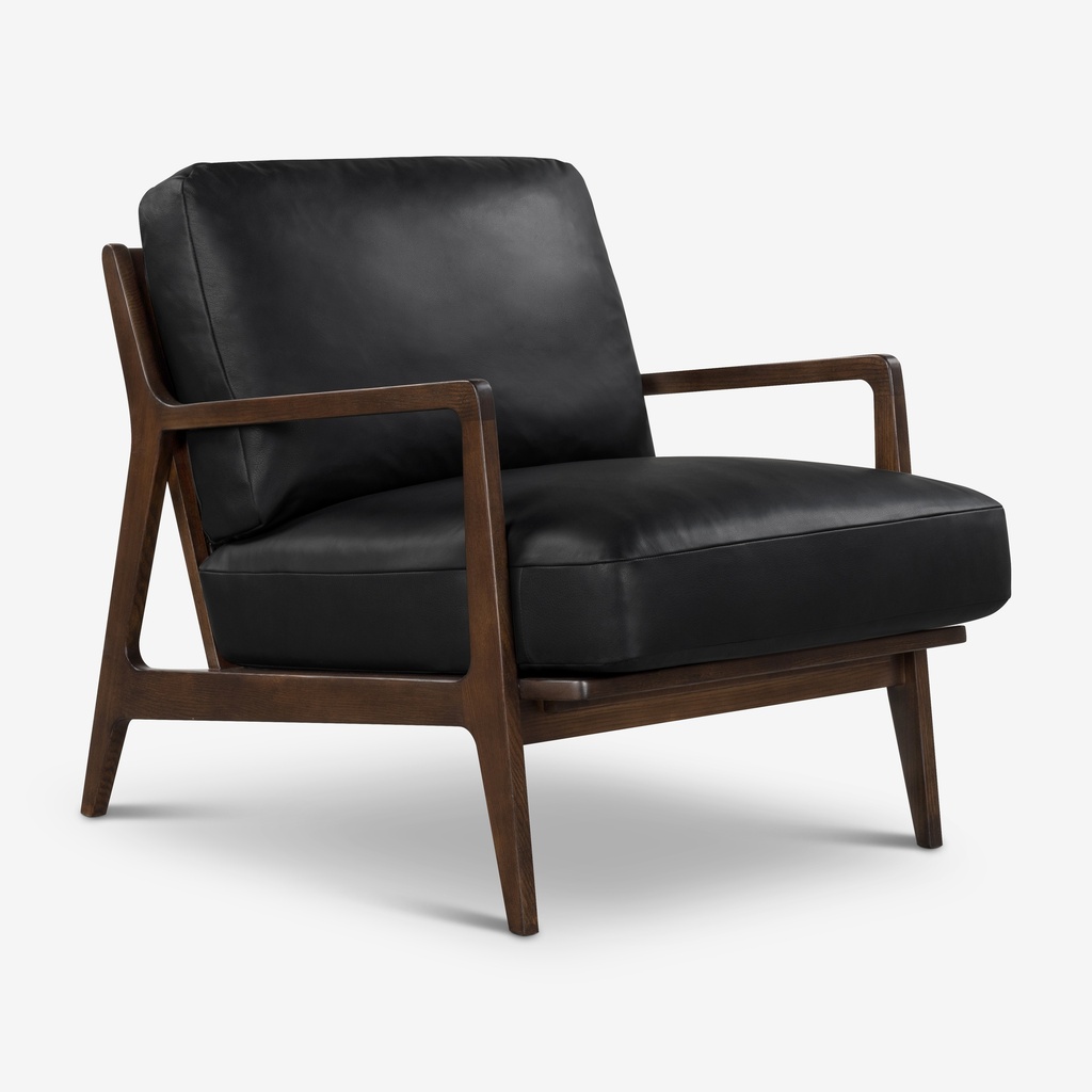 Carmelo Genuine Leather Accent Chair (OLD)