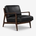 Carmelo Genuine Leather Accent Chair (OLD)